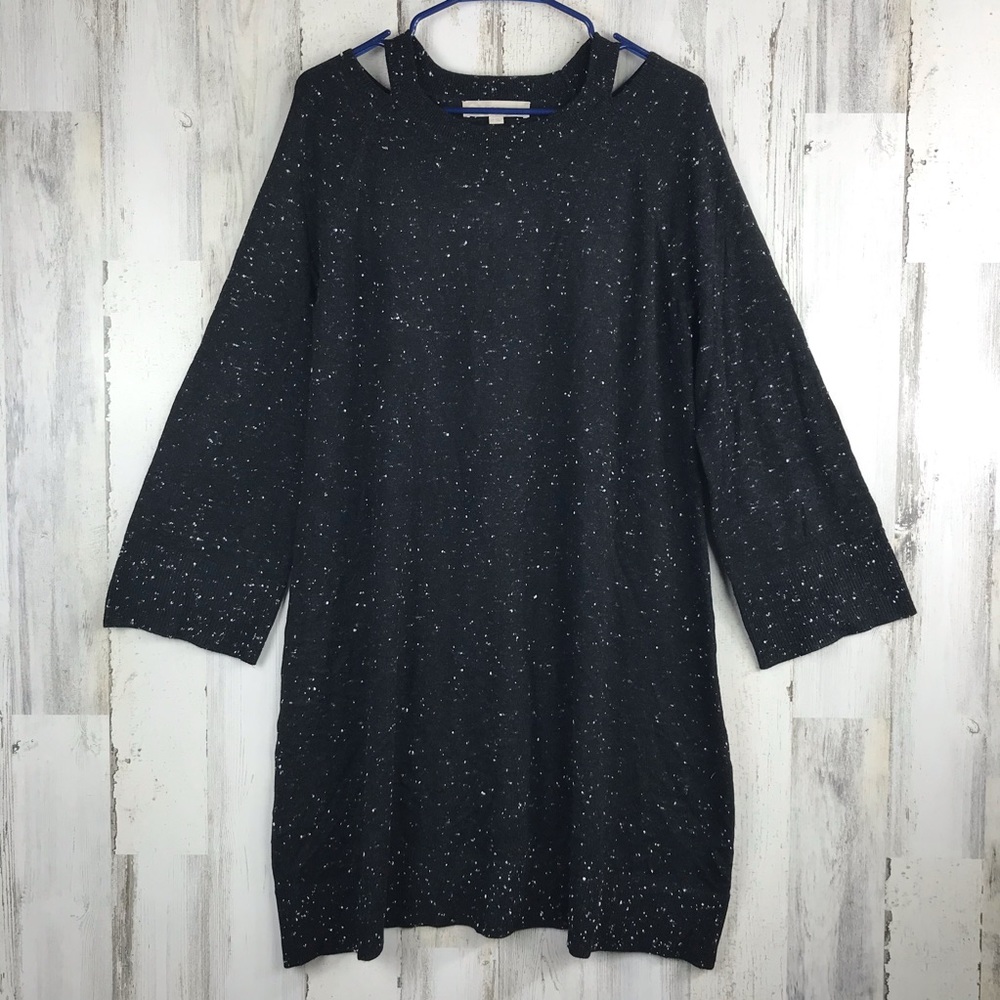 LOFT | Large Petite Back Tunic Sweater